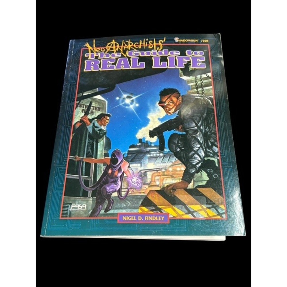 Shadowrun Neo-Anarchists Guide to Real Life FASA 7208 Nigel D Findley 1992 RPG